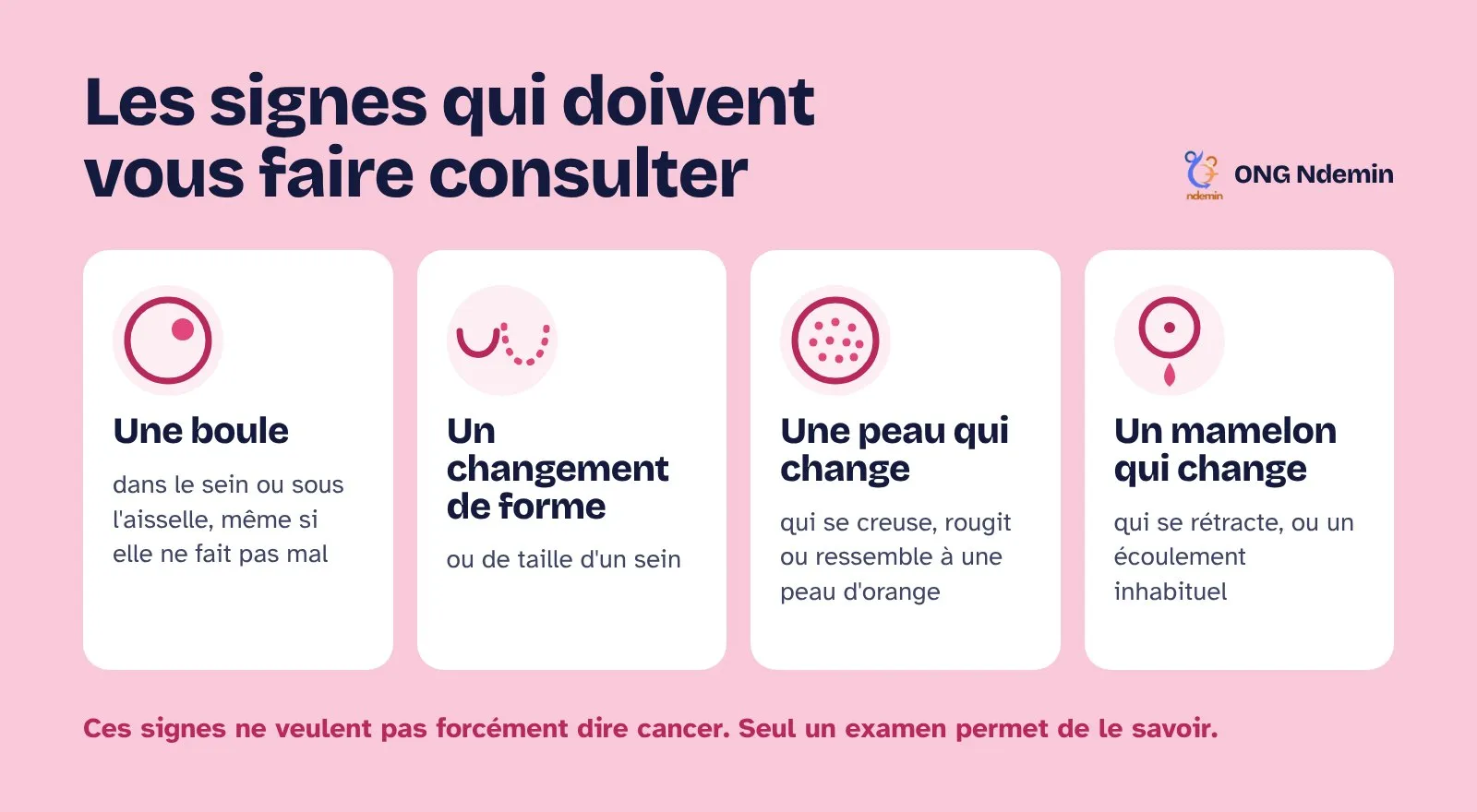 les 4 signes qui doivent faire consulter